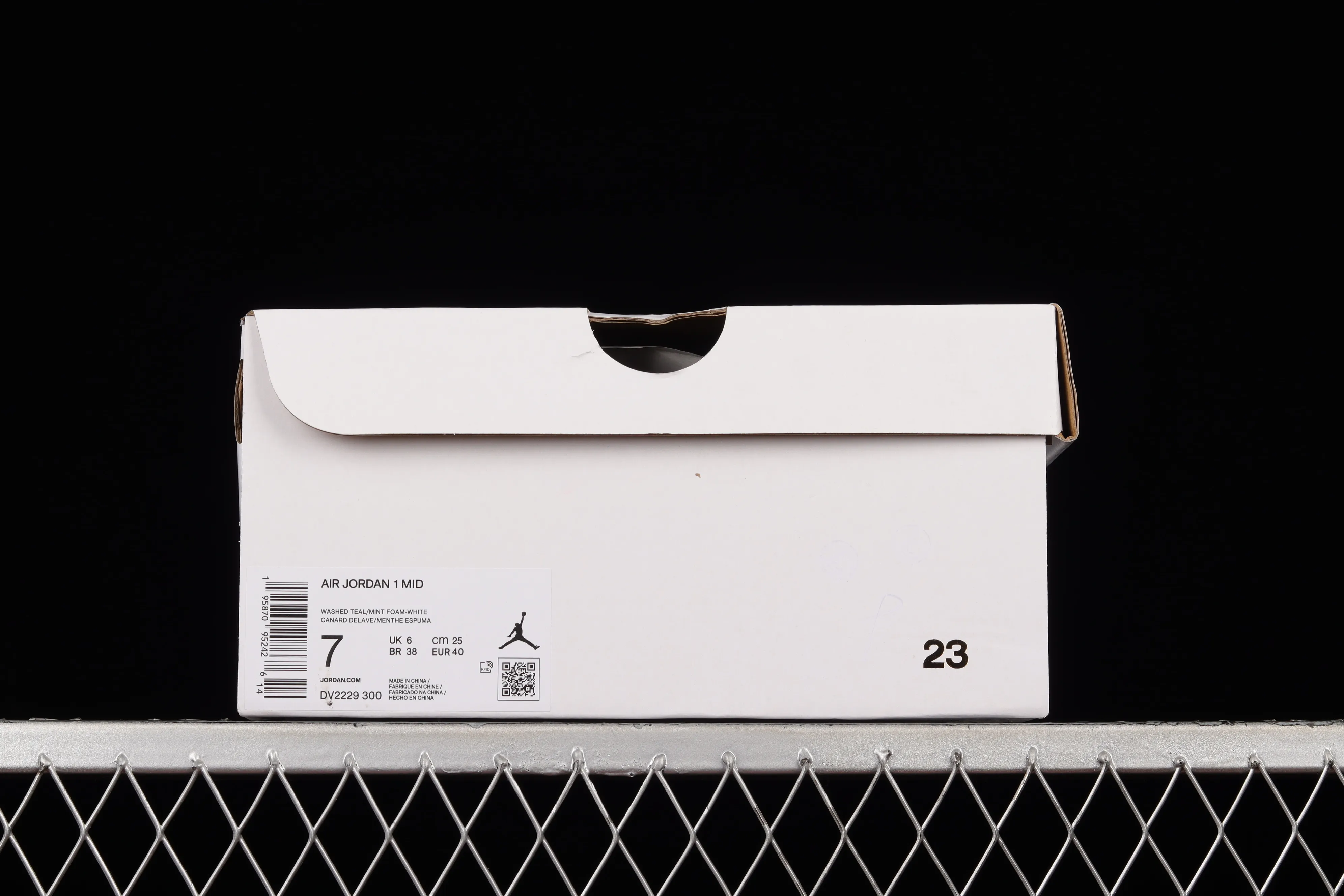 All categories Air Jordan Jordan series basketball shoes Air Jordan 1 Mid Air Jordan 1 Mid SE "Marine Green" AJ1 Joe 1 white cyan Zhongbang basketball shoes DV2229-300
